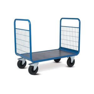 Công nghiệp có thể gập lại nền tảng tay xe tải 500kg Công suất kim loại xe đẩy giỏ hàng - Product Image 6