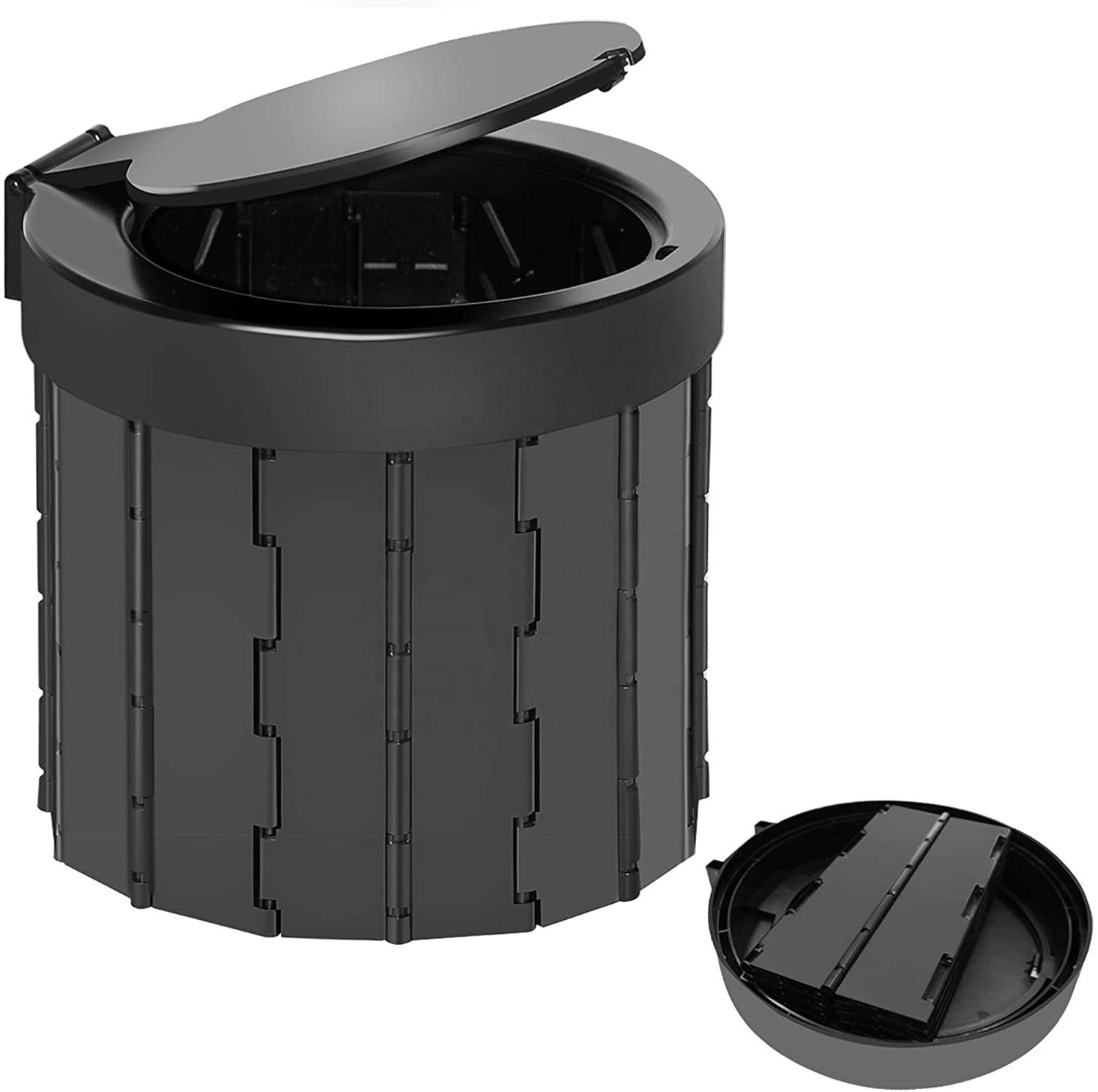 Автомобильный дорожный Кемпинг портативный складной стул горшок туалет с крышкой