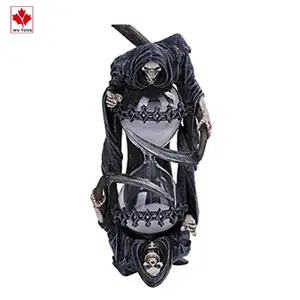 Wholesale Soul Reaper Sand Timer Resin Grim Reaper Figurine Statue Halloween ornaments