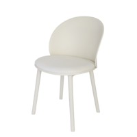 Chaise de salle à manger en tissu moderne nordique, rembourrée en plastique PP, pour la maison, le bar, les meubles de cuisine