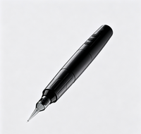 Stylo de maquillage permanent sans fil S-Liner Styler Black PMU TP 006, idéal pour le microblading des sourcils et les travaux PMU.