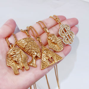 Pendentif <span class=keywords><strong>Scorpion</strong></span> Roi en Or 18 carats Punk <span class=keywords><strong>Rock</strong></span>, Bijoux Animaux, Acier Inoxydable Cool, Pendentif <span class=keywords><strong>Scorpion</strong></span> pour Homme et Garçon - Product Image 6