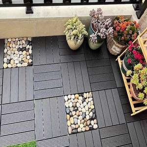 Ubuild - Suelo de Madera Plástica Resistente, Tipo Roble, Cuadrado, Encastrable, para Exteriores, Balcón, Jardín, <span class=keywords><strong>Terraza</strong></span>, Autoinstalable, para Renovación - Product Image 4