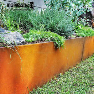 INSpiraiton Design personnalisé Pot <span class=keywords><strong>de</strong></span> fleur et jardinières <span class=keywords><strong>en</strong></span> métal résistant aux intempéries <span class=keywords><strong>en</strong></span> acier corten - Product Image 6