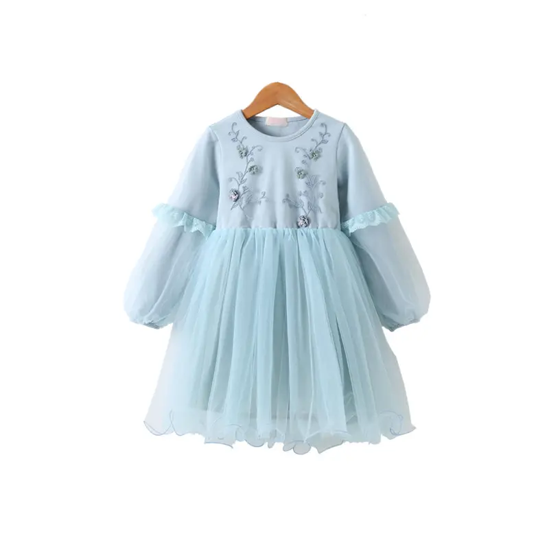 Großhandel Guangzhou Baby Kleidung Hands tickerei Mädchen Prinzessin Tutu Kleid mit niedrigem Preis vom Bekleidungs hersteller