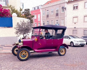Coche turístico clásico Retro Vintage eléctrico para turismo Transporte especial - Product Image 2