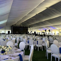 Salles de mariage préfabriquées par mariage 40m x 60m tentes et châteaux de mariage