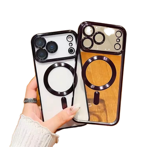 Per <span class=keywords><strong>Apple</strong></span> per Ultra-sottile <span class=keywords><strong>custodia</strong></span> morbida per iPhone 17AIR IPhone17Promax rivestimento <span class=keywords><strong>trasparente</strong></span> TPU <span class=keywords><strong>custodia</strong></span> per cellulare magnetico - Product Image 2