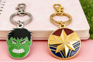 Popular Custom Decorative Key Chain Cute Metal Hard Soft <strong>Enamel</strong> Key Chain - Product Image 5