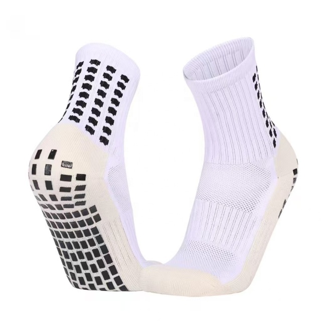 High Quality Gym Sport Grip Socks Anti Slip Socks for Soccer Athletic Sport Football Grip Socks