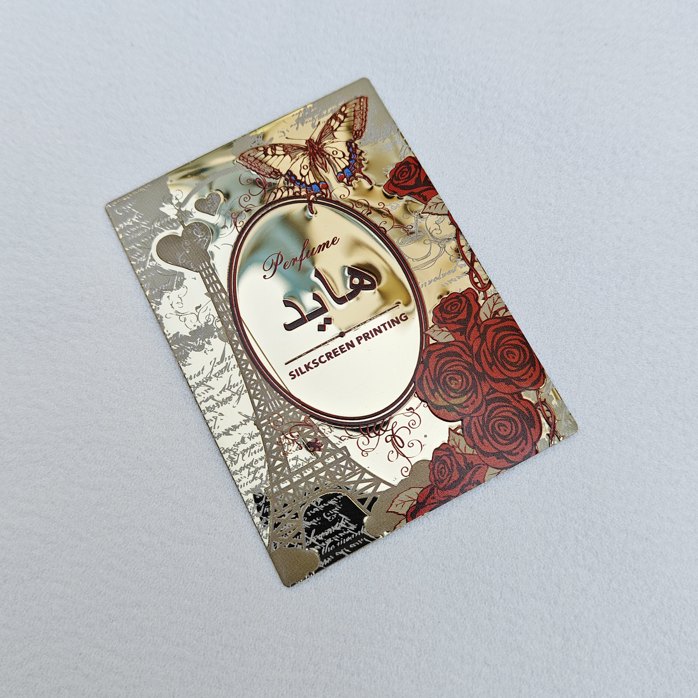 Metal Sign Custom Aluminum Plate Manufacturer Metal Wine Label Label Labeling Production Printing LOGO Perfume Nameplate
