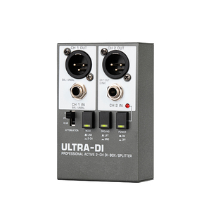 Instrument de <span class=keywords><strong>guitare</strong></span> audio professionnel SD2 Active 2 canaux DI Box pour scène - Product Image 1