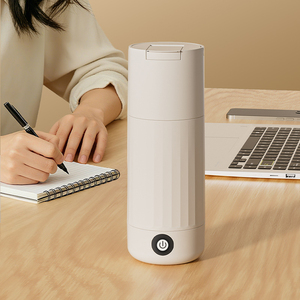 Tasse chauffante compacte 600 ml, bouteille isotherme légère 300 W <span class=keywords><strong>avec</strong></span> adaptateur de tension pour <span class=keywords><strong>voyage</strong></span>, déplacement professionnel, <span class=keywords><strong>vol</strong></span>, avion - Product Image 1