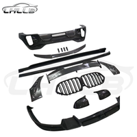 Kit Completo de Carrocería de Fibra de Carbono LLB para BMW X6 G06/X6M F96 2020-2025: Labio Delantero/Faldones Laterales/Difusor Trasero/Alerón/Cubiertas de Espejos/Capó