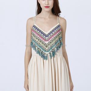 Vestido Elegante Estilo Bohemia con Bordado, Vestidos Casuales para Mujer, Vestido Boho ST005 - Product Image 4