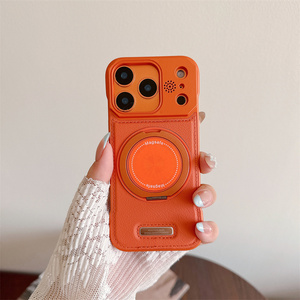 เคสโทรศัพท์มือถือแบบแม่เหล็กพร้อมกลิ่นหอมอโรมาเธอราพี สำหรับ iPhone 17 16 15 Pro Max  แบบด้าน  พร้อมที่วางและกระจายกลิ่นหอม - Product Image 1