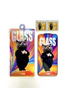 Mr.Cat+Anti-Static/ESD Glass Dust-proof Tempered Glass Screen Protector Protection Film For All Smart Phones