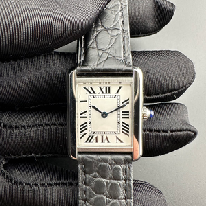 Montre carrée élégante et originale, design raffiné et élégant, chiffres romains, montre-bracelet minimaliste moderne. - Product Image 1