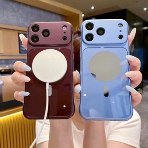 เคสโทรศัพท์มือถือแบบกระจกแต่งหน้าแม่เหล็กไร้กรอบ สำหรับ iPhone 18 Pro Max 17 16 15 14  พร้อมกันกระแทกแบบ Air Cushion - Product Image 2