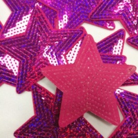 Patchs en paillettes Stcoked, personnalisés, en forme de cœur, à appliquer à plat, thermocollants, pour la Saint-Valentin, en chenille, prêts à être expédiés