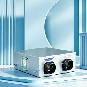 Unidad de Ventilación Equilibrada de Techo Delgada de 150 mm con Motor EC para Apartamentos, Unidad de Ventilación Equilibrada de <span class=keywords><strong>Aire</strong></span> Fresco HRV - Product Image 1