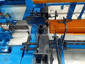 Dây lưới Chuỗi liên kết hàng rào kim cương lưới máy dệt kim tự động dây đơn Lốc Xoáy lưới hàng rào Máy làm - Product Image 6