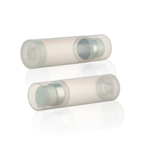 Bouteille Airless Ronde en Plastique PP Écologique Blanche 200ml/250ml avec Bouchon en Plastique et Pompe Personnalisable pour Lotion Corporelle