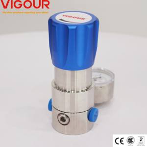 1/4 NPT SS316L ตัวเมียมีความยืดหยุ่นมาตรวัดความดันแผงควบคุมความดันสำหรับโพรเพนไนโตรเจนอะเซทิลีน - Product Image 4