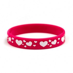 Bracelet en silicone personnalisé pour la Saint-Valentin, accessoires pour couples adultes, hommes et femmes, bracelet en caoutchouc - Product Image 6