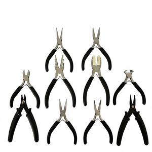 MANAN INSTRUMENTS Professional Stainless Steel Jewelry Pliers Set for Earring/Bracelet/Necklace Making Beading <b>Wire</b> Tools - Product Image 1