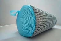 Sac de lavage cylindrique en polyester pour chaussures, best-seller, avec fermeture éclair, protège les chaussures de la déformation, portable et durable
