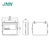 JNN 30Y1 Trifásico 380V 7.5kW Bomba única Controlador automático de bomba de agua LCD Tuya Interruptor inteligente Sensor de nivel de agua Uso doméstico