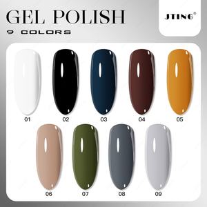 JTING Nuevo Diseño, Esmalte de Uñas en Gel de 9 Colores, Colección Morandi, ODM, Marca Privada Personalizada con Servicio de Muestra Gratuita - Product Image 3