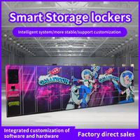 Casier à bagages intelligent personnalisé en usine avec serrure électronique et écran tactile de 15,6 pouces pour la salle de sport et l'extérieur