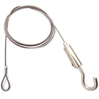 Câble de suspension lumineux en acier personnalisable à vente chaude avec accessoires