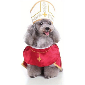 हॉट सेलिंग हेलोलीन कुत्ते की पोशाक मज़ेदार पोप कॉस्प्ले पोशाक के लिए छुट्टी पार्टी कुत्ते के कपड़े - Product Image 2