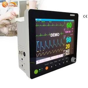 Dispositivo de señal vital para cirugías de animales, hospital, veterinario, portátil, alta gama, 6 parámetros