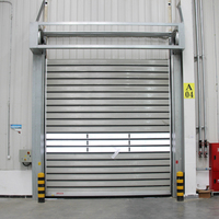 Portes métalliques automatiques à grande vitesse de haute qualité Porte en spirale à grande vitesse avec divers moyens d'activation