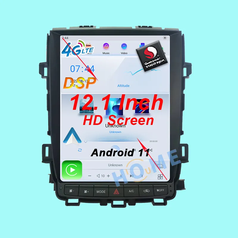 Xe Video Stereo Carplay Android Đài Phát Thanh Tự Động Máy Nghe Nhạc Cho Toyota Alphard 20 Loạt 2010-2014 Tesla Phong Cách Dọc Màn Hình Cảm Ứng 4G