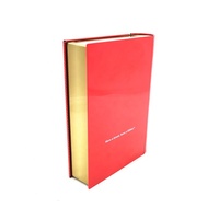 Grand livre personnalisé Boîte en fer blanc Biscuit au chocolat Boîte d'emballage en fer blanc en forme de livre avec plateau intérieur en plastique