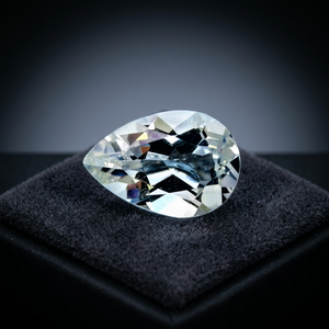 Piedra preciosa suelta facetada de topacio blanco Natural de corte de pera de 6X9mm de alta calidad por quilate precio de fábrica al por mayor con certificado IGI - Product Image 3