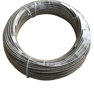 High Tensile 200 Series -4/6/8/10 Fuel Hose Stainless Steel Wire Braided Rubber/PTFE Tube Line Hose AN6 AN8 AN10