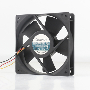 Mới Sunon 5V 24V 48V DC 12V 4.8W AC EC 12025 120x120x25mm 12cm biến tần đôi bóng câm ba dây KDE1212PTB1-6A Quạt làm mát - Product Image 1