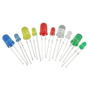 Aismartlink 300 3 & 5mm Đèn hạt Trắng Đỏ Xanh Xanh lá cây vàng thẳng cắm đầu tròn siêu sáng <span class=keywords><strong>LED</strong></span> <span class=keywords><strong>Light</strong></span> Emitting Diode Set - Product Image 1