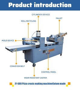 Hoàn toàn tự động đa chức năng bánh pizza cơ sở bánh Pizza tấm bột ép Giá máy làm - Product Image 2