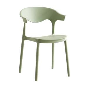 Chaise de bureau Yihang Shangpin avec dossier en corne, populaire sur <span class=keywords><strong>internet</strong></span>, tabouret de bureau, chaise de salle à manger en plastique simple et épaissie, style nordique, non pliable - Product Image 5