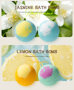 Sfere di Sale da Bagno ai Fiori Secchi Multicolore, Prodotti <span class=keywords><strong>per</strong></span> Bagno di Piedi e Bagno di Schiuma all'Artemisia, <span class=keywords><strong>per</strong></span> Alleviare lo Stress e la Fatica - Product Image 4