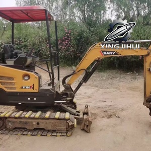 Excavadora Usada Sany 16C, Marca Japonesa Original de Segunda Mano, Miniexcavadora de 1.6 Toneladas con Orugas de Goma y Motor Sany - Product Image 3