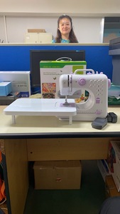 Mini machine à coudre domestique multifonction, neuve, avec mécanisme d'alimentation manuel et pied entraîneur, pour cuir, tissu et textile sur mesure - Product Image 3