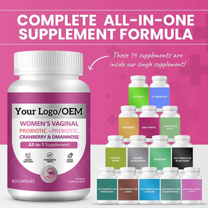 תוסף תזונה פרוביוטי ופרה-ביוטי לאיזון חומציות הנרתיק לנשים, תוצרת OEM סיטונאית, עם ויטמין C, לתמיכה חיסונית למבוגרים - Product Image 3